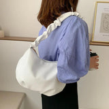 Pleated Bag Soft Cloud Bag Niche Dumpling Bag Female Wild Underarm Bag