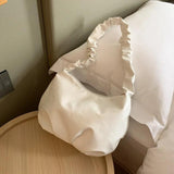 Pleated Bag Soft Cloud Bag Niche Dumpling Bag Female Wild Underarm Bag