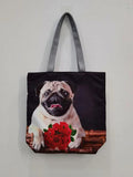Miyahouse Animal Print Handbags Floral Large Capacity Women Beach Shoulder Bag