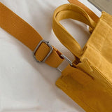 Corduroy Zipper Shoulder Bag Small Handbag Eco Crossbody Bag