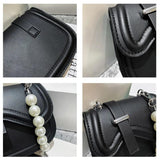 Pearls Crossbody Messenger Handbags Small Shoulder Bag