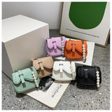 Pearls Crossbody Messenger Handbags Small Shoulder Bag