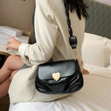 Casual Candy Girls Tote Armpit Bag Small Shoulder Bags Retro Soft PU Leather Lad