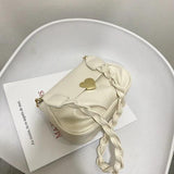 Casual Candy Girls Tote Armpit Bag Small Shoulder Bags Retro Soft PU Leather Lad