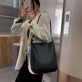 Vintage PU Leather Composite Bags Casual Large Capacity Messenger Bags Female