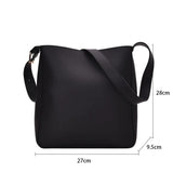 Vintage PU Leather Composite Bags Casual Large Capacity Messenger Bags Female