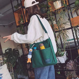 Canvas Handbags Shopping Bags for Women Tote Shoulder Bag Large Capacity