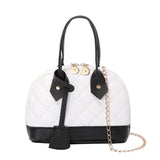 Women's Shell Crossbody Bag Zipper Shoulder Messenger Bag