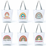 School Teacher Tote Bag High Capacity Eco-Friendly Travel Handbag
