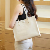 Crocodile Pattern PU Leather Shoulder Bag Women Handbags