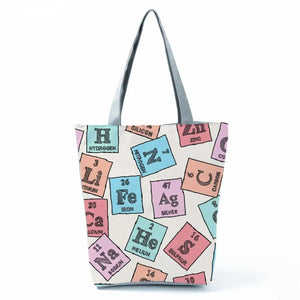 Chemical Physics Tote Bag - High Capacity Shoulder Bag - School Teacher Gift