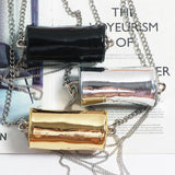Fashionable Shoulder Bag Small Handbag Lipstick Bag Chain Tassel Evening Purse Z