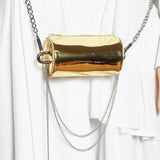 Fashionable Shoulder Bag Small Handbag Lipstick Bag Chain Tassel Evening Purse Z
