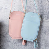 Women's Leather Touch Screen Shoulder Bag