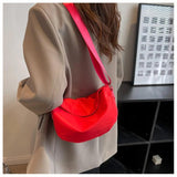 Women Casual Crossbody Bags Solid Handbags Messenger Bags