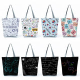 Chemical Physics Tote Bags High Capacity Shoulder Bag