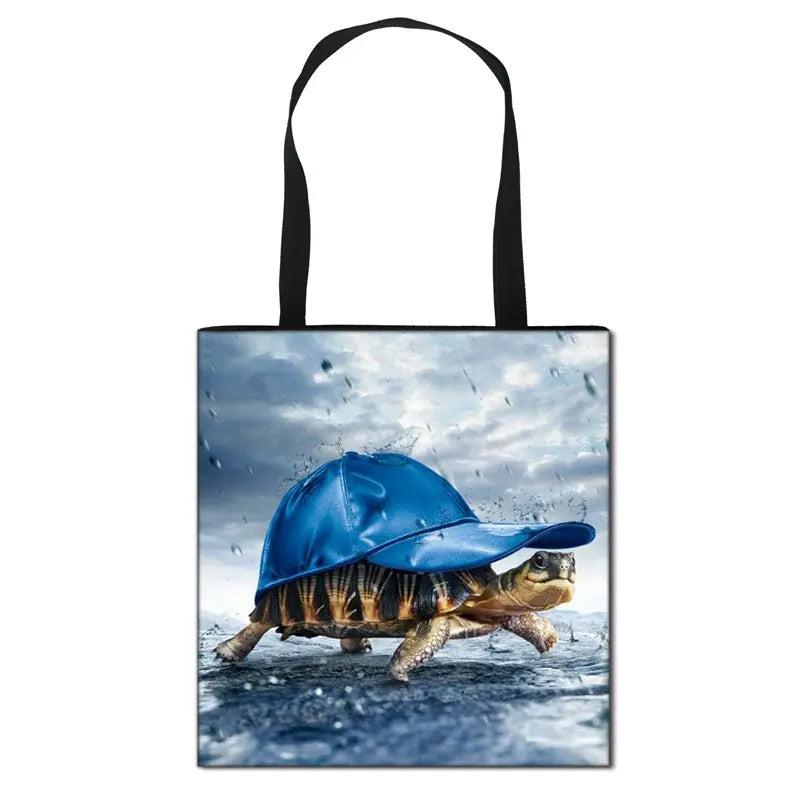 Undersea Word Print Totes Bag Women Handbag