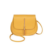 Tassel Women Crossbody Bag PU Leather Small Flap Messenger Bag