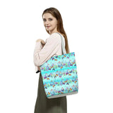 Butterfly Printed Handbags High Capacity Travel Tote Shoulder Bag