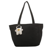 Large Capacity Canvas Women's Handbag Shoulder Bags Travel Totes Purse