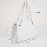 Striped Shoulder Bag Large-capacity Casual Hand Tote Bag