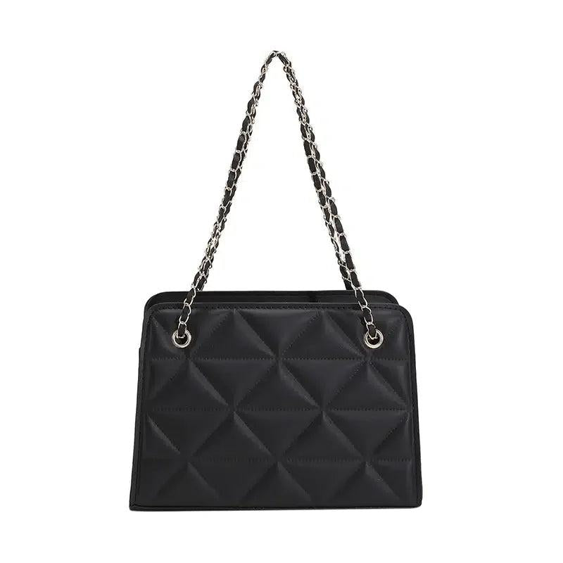 Striped Shoulder Bag Large-capacity Casual Hand Tote Bag