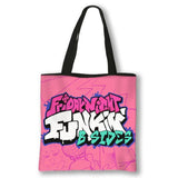 FNF Whitty Boyfriend Tote Bag Casual Shoulder Beach Bag Women