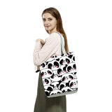 Animal Print Ladies Shoulder Bag Rabbit Panda Design