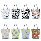 Animal Print Ladies Shoulder Bag Rabbit Panda Design