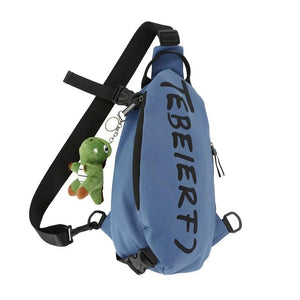 Large-capacity Waist Pack Nylon Waterproof Messenger Bag Couple Models