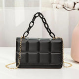 PU Leather Shoulder Bags for Women Chain Crossbody Bags