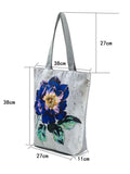 Flower Printed Handbags All-match Shoulder Bags For Women