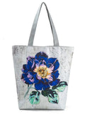Flower Printed Handbags All-match Shoulder Bags For Women