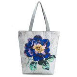 Flower Printed Handbags All-match Shoulder Bags For Women