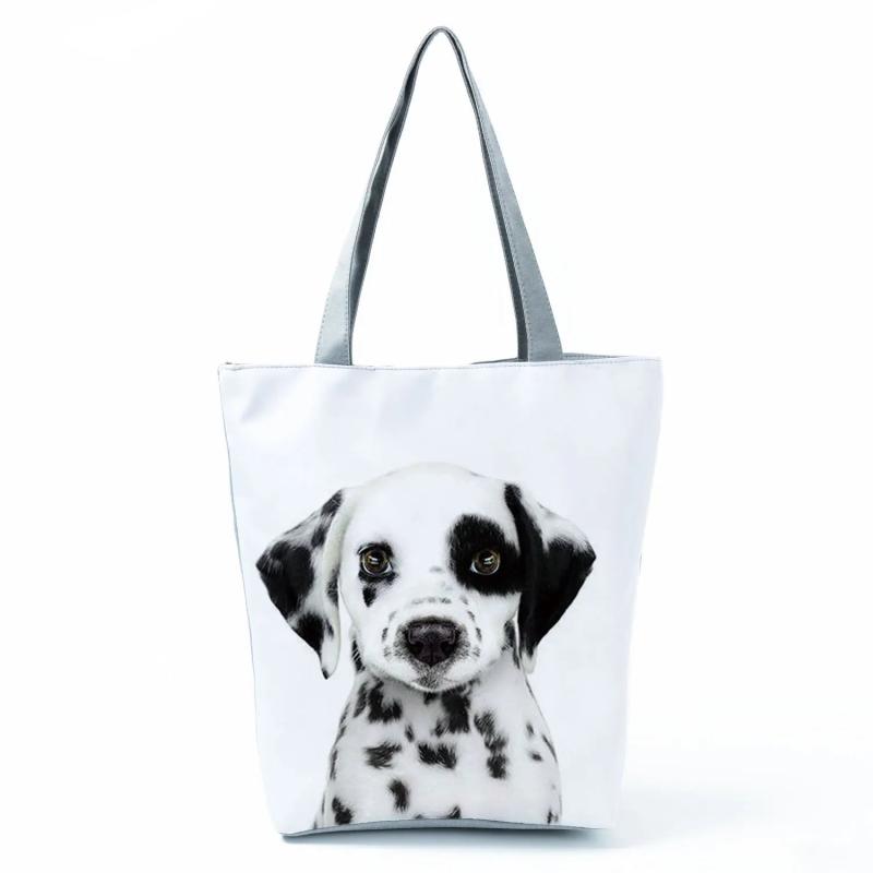 Animal Floral Series Print Women Handbags Large Capacity Tote Shopping Bag