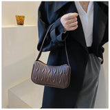 Women's PU Leather Shoulder Bag Casual Solid Messenger Bag