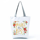 Eco-Friendly Inspirational Women's Handbags - Sunshine Print Tote Bag