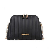 Women's Casual Shell Bag Chain Zipper Messenger Bags Commuter Shoulder Bag