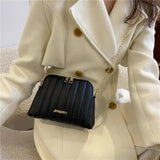 Women's Casual Shell Bag Chain Zipper Messenger Bags Commuter Shoulder Bag