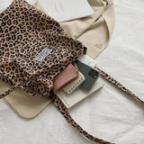 Large Capacity Nylon Cloth Bucket Bag Shoulder Armpit Handbags