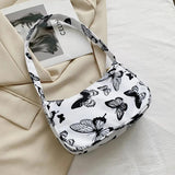 Animal Print Women Handbag PU Leather Underarm Shoulder Bags Female Daily Totes