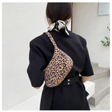 Animal Print Women Handbag PU Leather Underarm Shoulder Bags Female Daily Totes