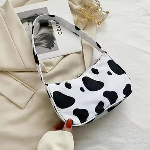 Animal Print Women Handbag PU Leather Underarm Shoulder Bags Female Daily Totes