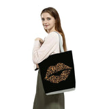 Leopard Shoulder Bags Travel Beach Bag High Capacity Folding Handbags For Women