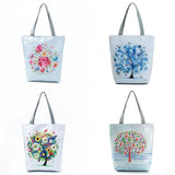 Canvas Beach Tote Bag Casual Lady Handbag Travel Shoulder Bag