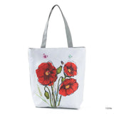 Canvas Beach Tote Bag Casual Lady Handbag Travel Shoulder Bag