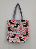 Sausage Dog Eco Tote Bag - Reusable Grocery Shopping Handbag