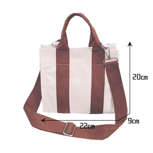 Canvas Women's Shoulder Bag Large Capacity Tote Casual Cross Body Bag