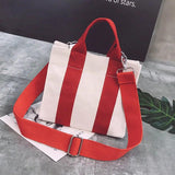 Canvas Women's Shoulder Bag Large Capacity Tote Casual Cross Body Bag