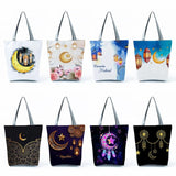 EID Mubarak Shopper Bag Daily Ramadan Handbags For Women